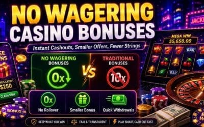 No Wagering Casino Bonuses: Are They Really Better?